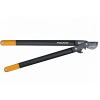 Svertinės sodo žirklės prasilenkiančiais ašmenimis su kablio formos galvute (L) FISKARS 112590