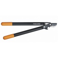 Svertinės sodo žirklės prasilenkiančiais ašmenimis su kablio formos galvute (M) FISKARS 112290