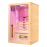 Infraraudonųjų Spindulių Pirtis Su Himalajų Druska AMO-EA2R-HS 120x105x190 cm. Dvivietė