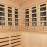 Infraraudonųjų Spindulių Sauna AMO-EA4CRS 180x180x200 keturvietis su himalaju druska