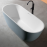 Laisvai Pastatoma Akmens Masės Vonia AMUE-002GBW 170x75 cm.
