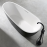 Laisvai Pastatoma Akmens Masės Vonia AMUE-003BW 170x75 cm.