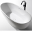 Laisvai Pastatoma Akmens Masės Vonia AMUE-007W 170x80 cm.