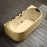 Laisvai pastatoma prie sienos montuojama SPA vonia su hidromasažu AMUE-A005CP 170x80x63 cm