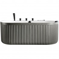 Laisvai pastatoma prie sienos montuojama SPA vonia su hidromasažu AMUE-A005GW 170x80x63 cm Laisvai pastatoma prie sienos montuojama SPA vonia su hidromasažu AMUE-A005GW 170x80x63 cm