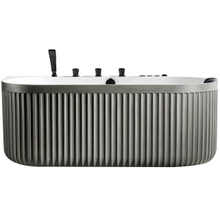 Laisvai pastatoma prie sienos montuojama SPA vonia su hidromasažu AMUE-A005GW 170x80x63 cm