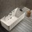 Laisvai pastatoma prie sienos montuojama SPA vonia su hidromasažu AMUE-D005C 170x75x60 cm Laisvai pastatoma prie sienos montuojama SPA vonia su hidromasažu AMUE-D005C 170x75x60 cm