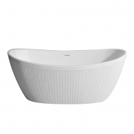 Laisvai stovinti ovali vonia su grioveliais AMO-1023D 170x80x68 cm Laisvai stovinti ovali vonia su grioveliais AMO-1023D 170x80x68 cm