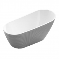 Laisvai stovinti ovali vonia su grioveliais AMO-1031D 170x80x72 cm Laisvai stovinti ovali vonia su grioveliais AMO-1031D 170x80x72 cm