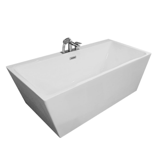 Laisvai stovinti prie sienos montuojama vonia AMO-1039D 153x80x58 cm Laisvai stovinti prie sienos montuojama vonia AMO-1039D 153x80x58 cm