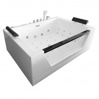 Masažinė Vonia AMO-0074 TURBO Dvivietė 170x120x59cm Masažinė Vonia AMO-0074 TURBO Dvivietė 170x120x59cm