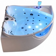 Masažinė vonia AMUE Aqua dvivietė, 156 × 156 × 73 cm Masažinė vonia AMUE Aqua dvivietė, 156 × 156 × 73 cm