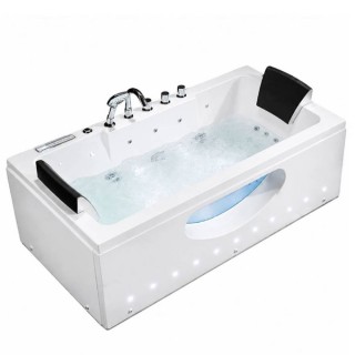 Masažinė vonia AMUE Baltic White, 160x84x58 cm Masažinė vonia AMUE Baltic White, 160x84x58 cm