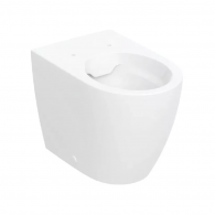 Geberit iCon Pastatomas WC Puodas, Priglaudžiamas Prie Sienos, Uždara Forma, Rimfree