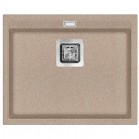 Granitinė Plautuvė Aquasanita DELICIA SQD100 110 Beige