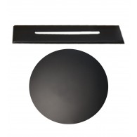Detalė vonios sifono apdailos Mat black