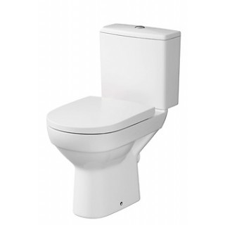 Klozetas Cersanit Compact 601 CITY NEW 010 su lėtu dangčiu