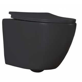 Klozetas pakabinamas FOCUS NERO 391C RIMLESS